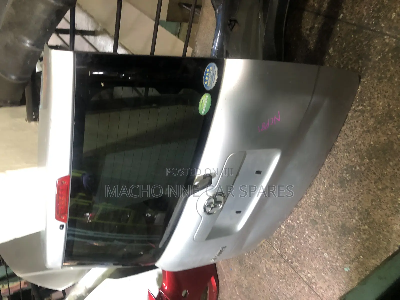 Toyota Sienta 2012 Rear Boot/Tailgate