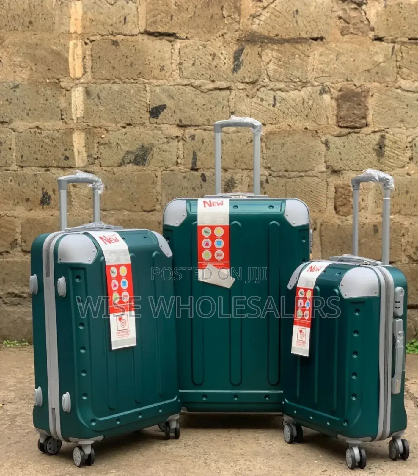 3 Pieces Pvc High Quality Travel Suitcase Travel Bag° ✓✓