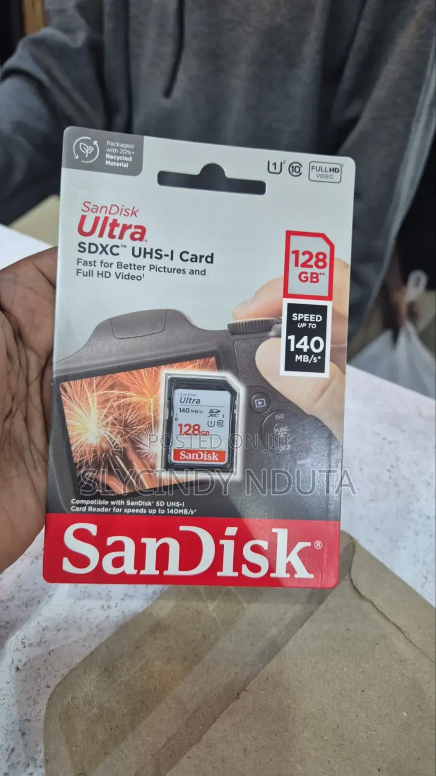 Sandisk Ultra SDXC UHS-I Card 128gb