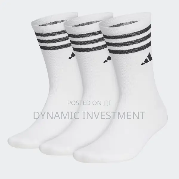 Adidas Crew Golf Socks 3 Pairs UK 8-11,6-8