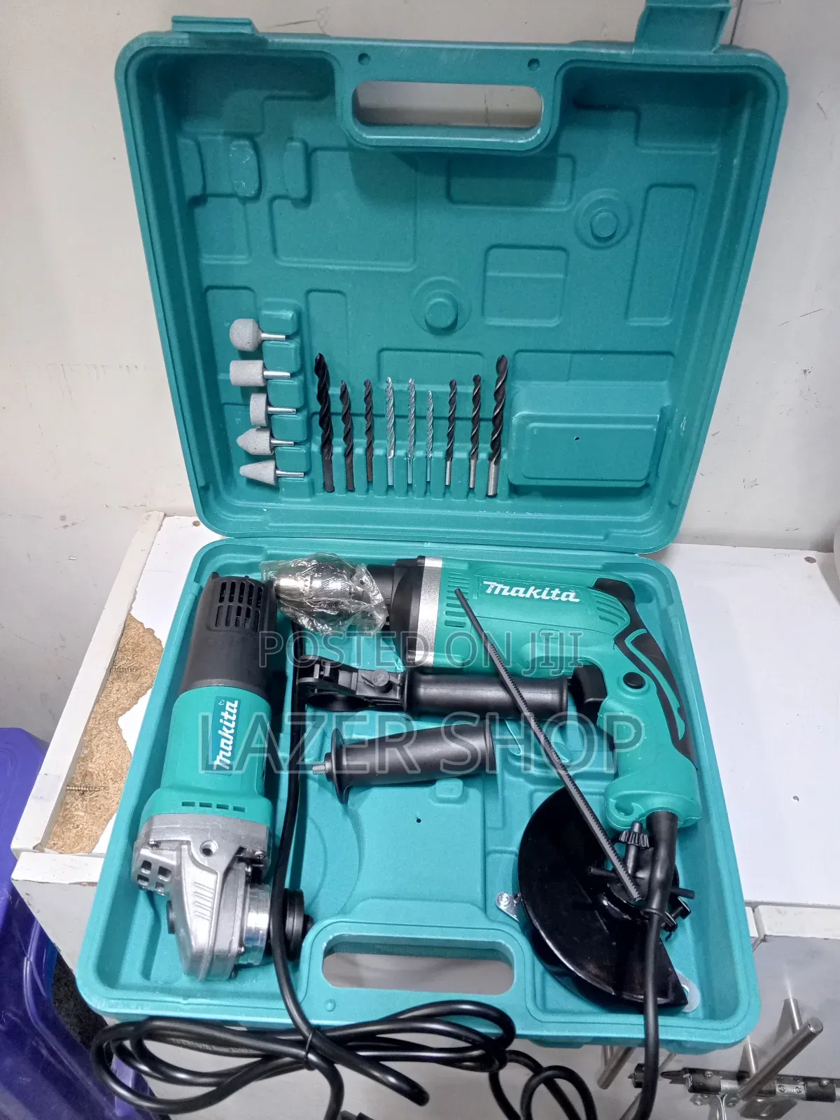 2in1 Drill+Grinder Combo