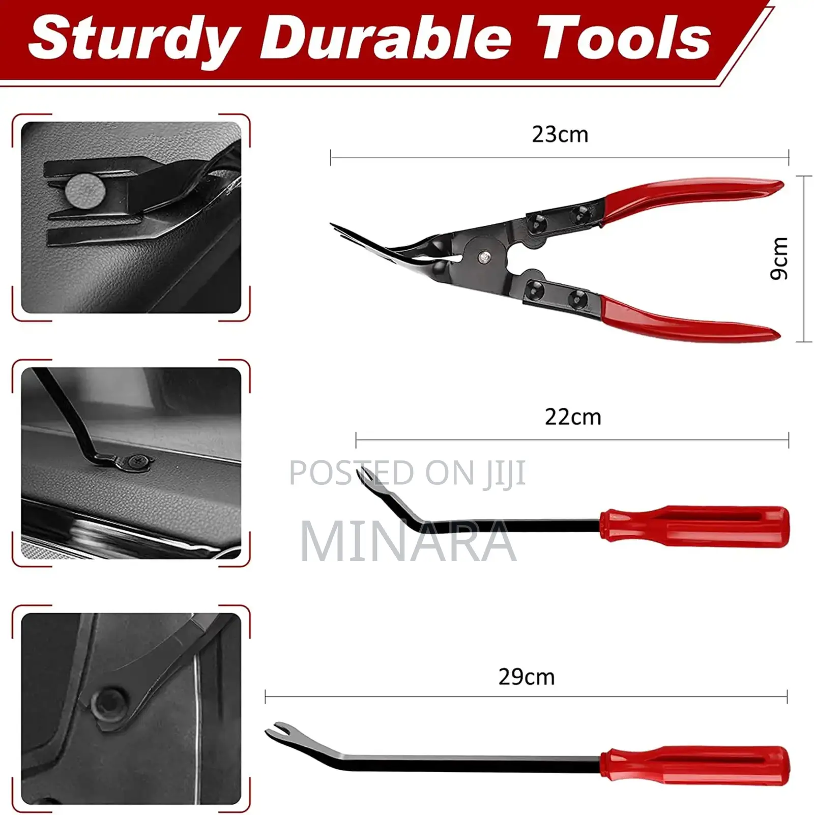 19 Pcs, Car Trim Removal Tools