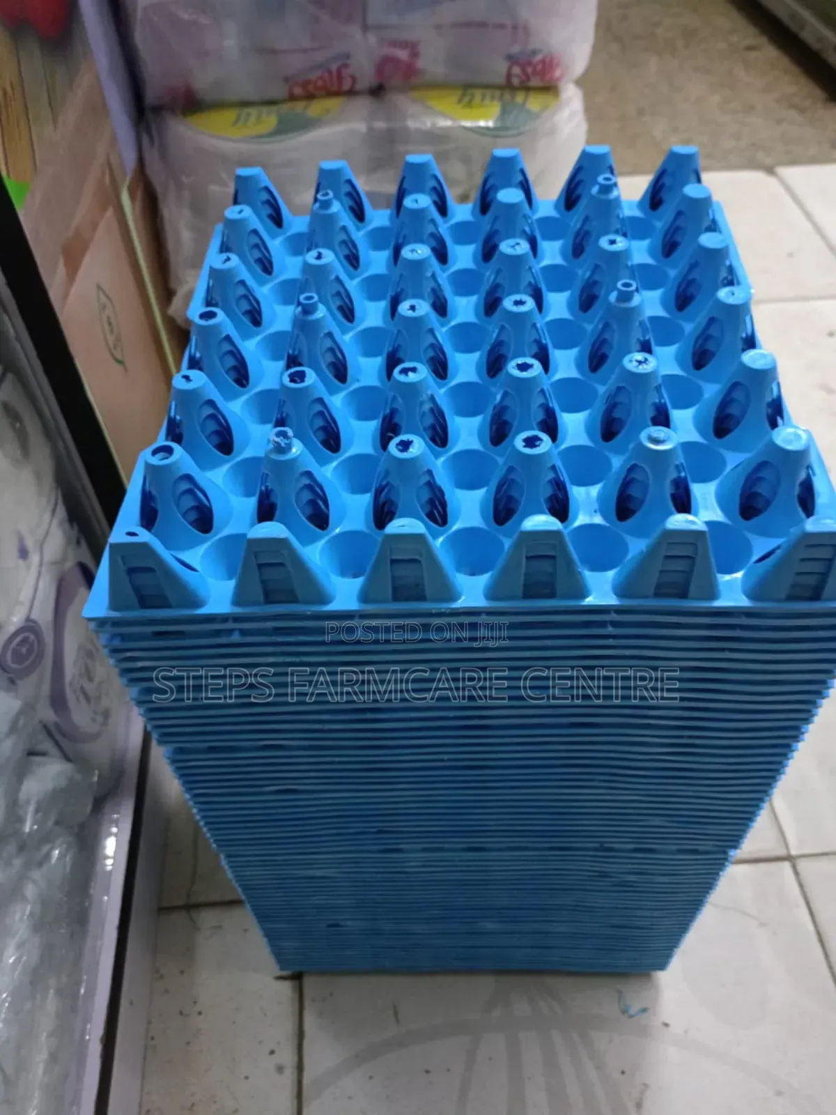 Light Blue Plastic Trays