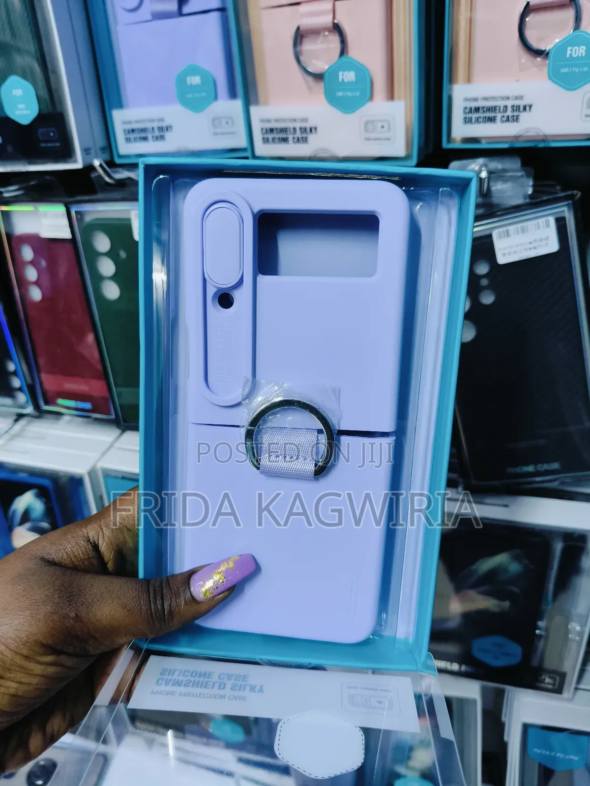 Nilkin Silicone Case for Samsung Flip 4 and Flip 3