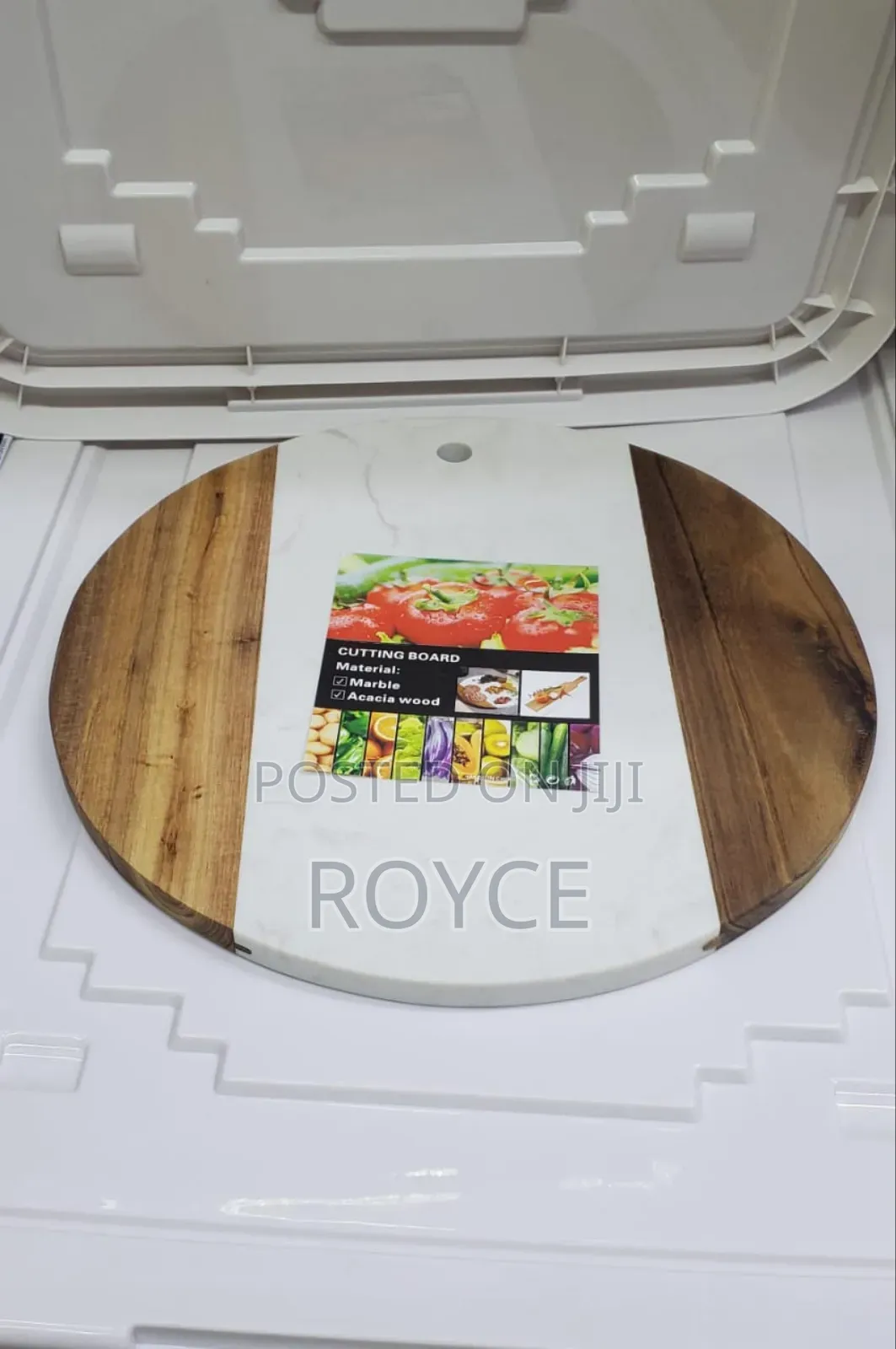 Marble + Acacia Wood Chopping / Serving Board