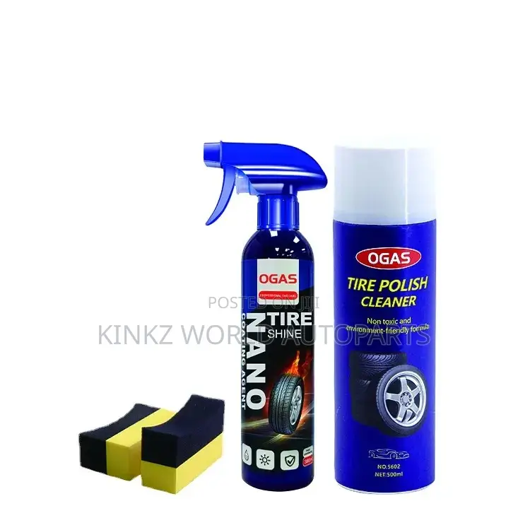 OGAS Tyre Nano Coating Tire and Rubber Wax and Shine 380ml