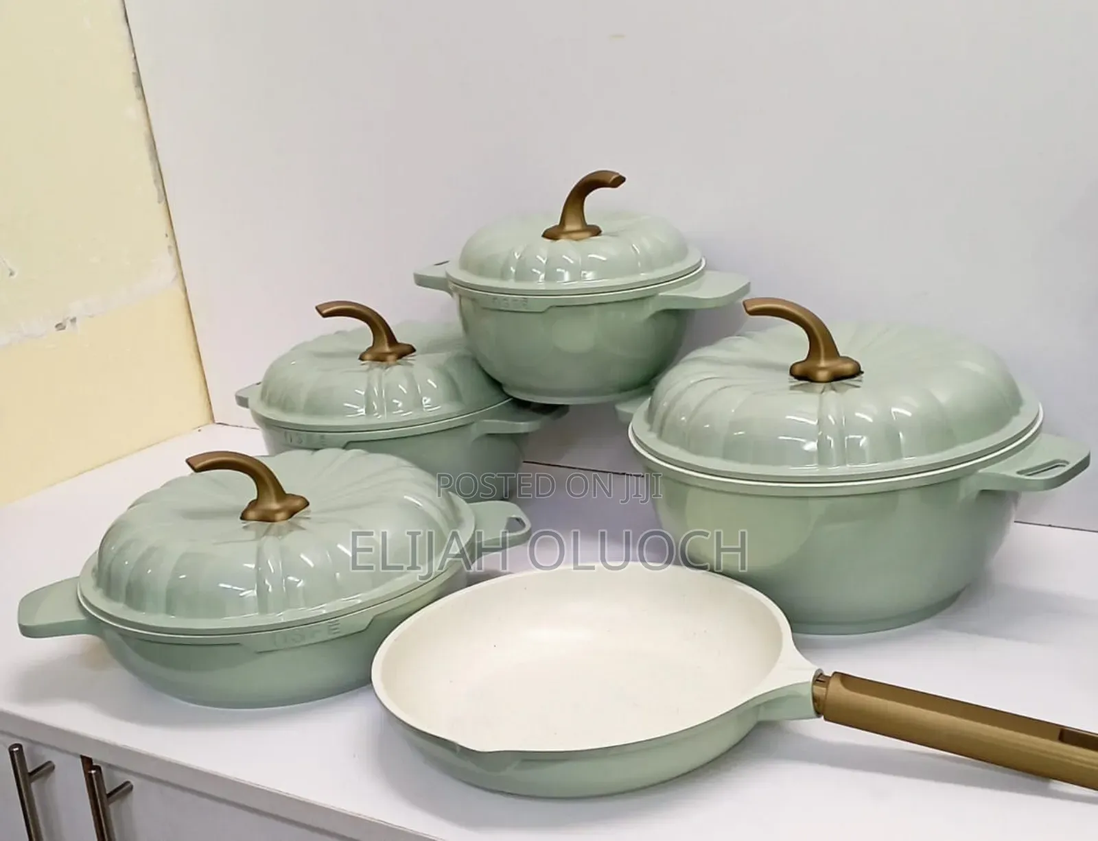 9PCS USFE Pumpkin Granite Cookware Set*
