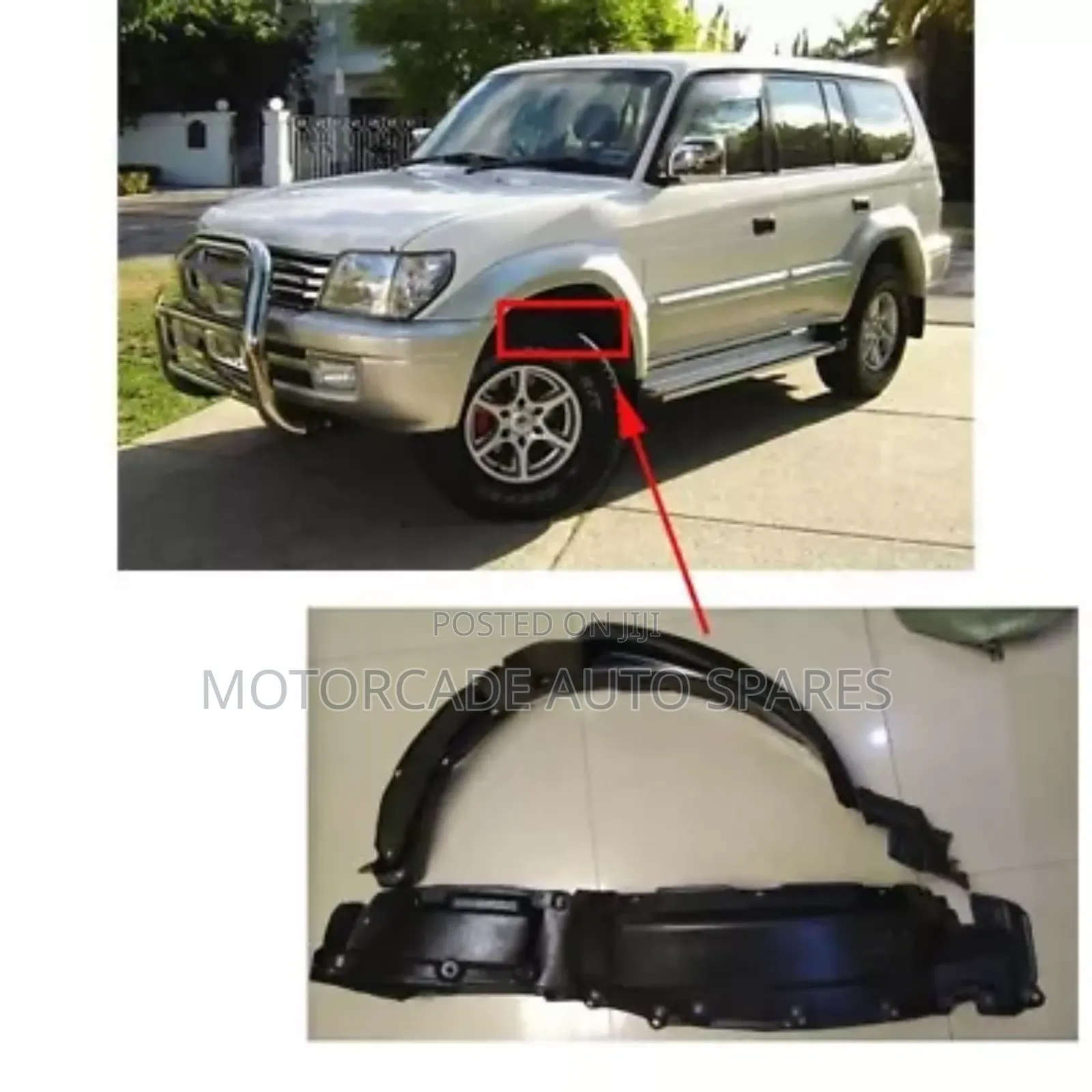 Toyota Landcruiser Fj 120 Front Bumper Stoneguards