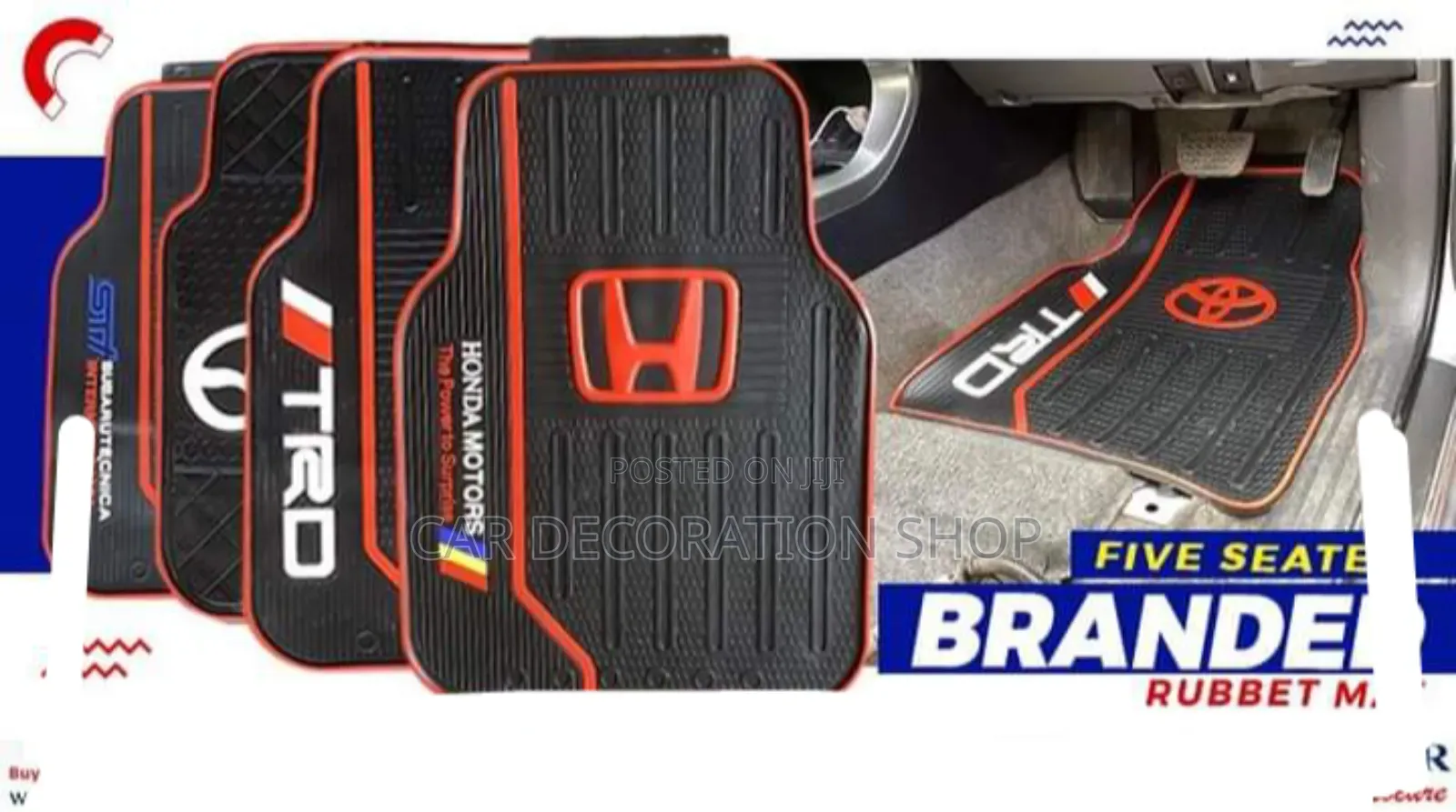 5pc Set Honda Trd,Mazda,Bmw,Vw,Nissan Carpet Mats