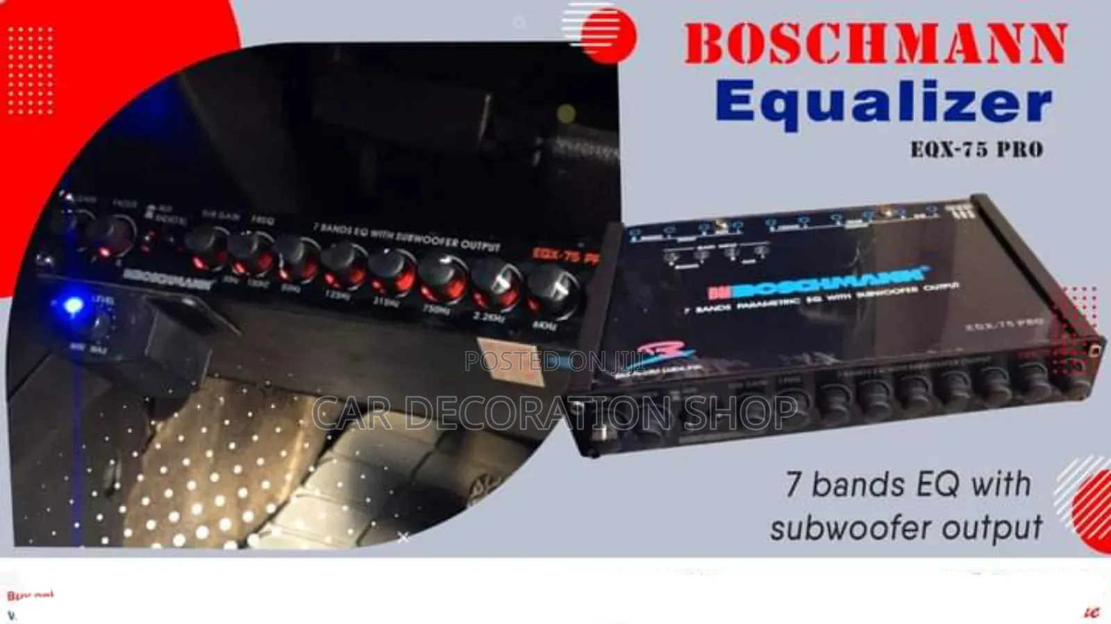 Brand New 7 Band Boschman Equalizer