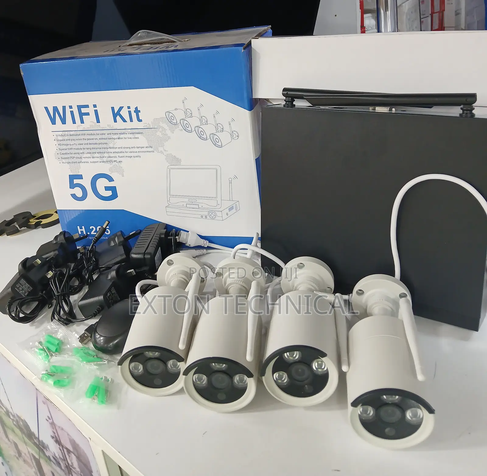 1080p 2mp 4 Channel Wireless NVR Camera Kit