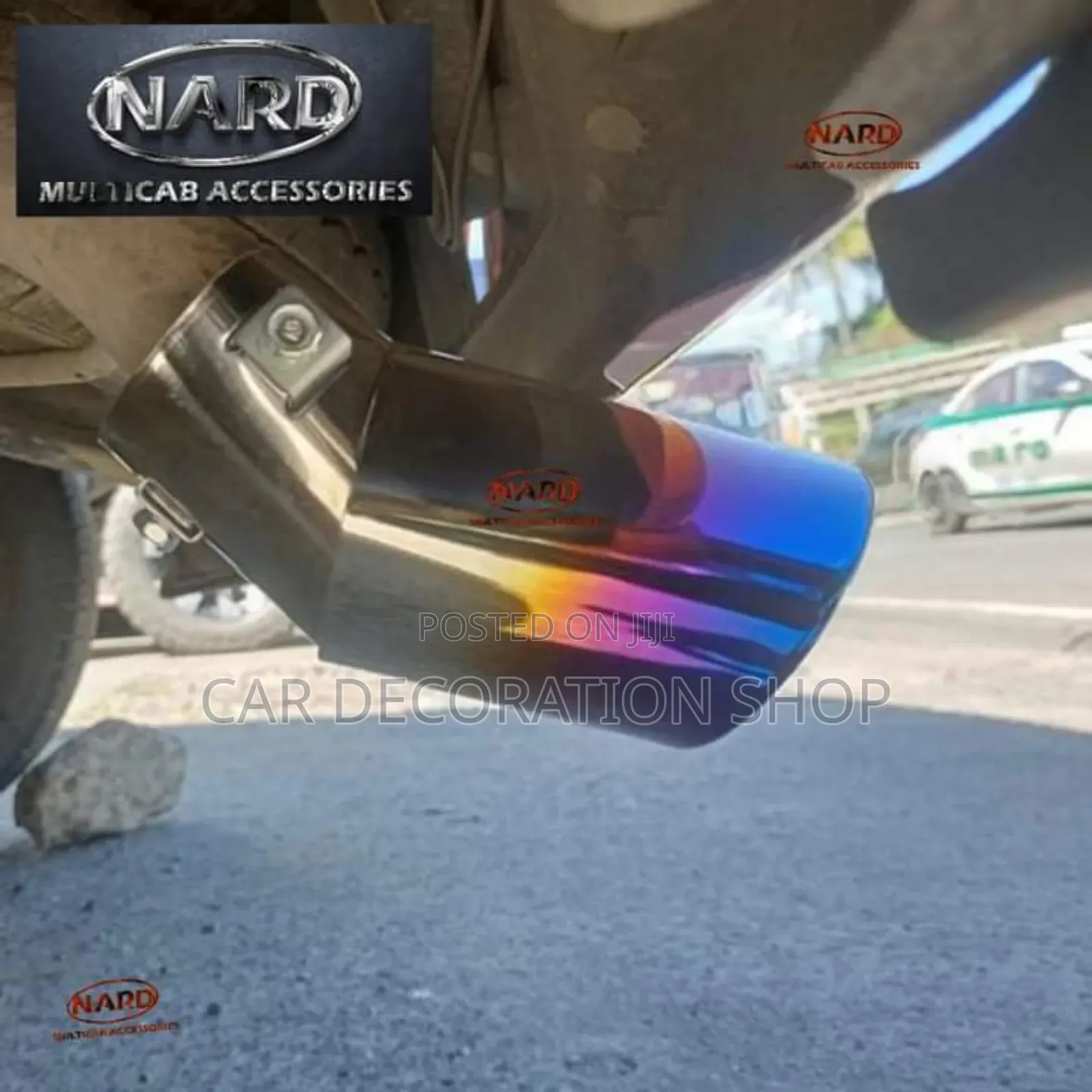 Curved Inlet Universal 3"Exhaust Tip