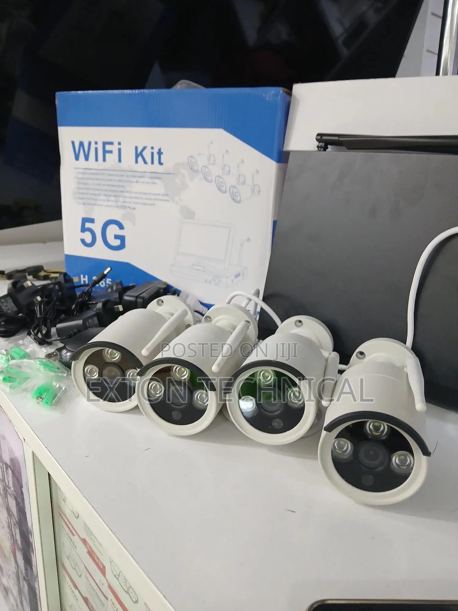 5g , 4ch Wireless Wifi Kit 1080p, 2mp CCTV IP Bullet Cameras