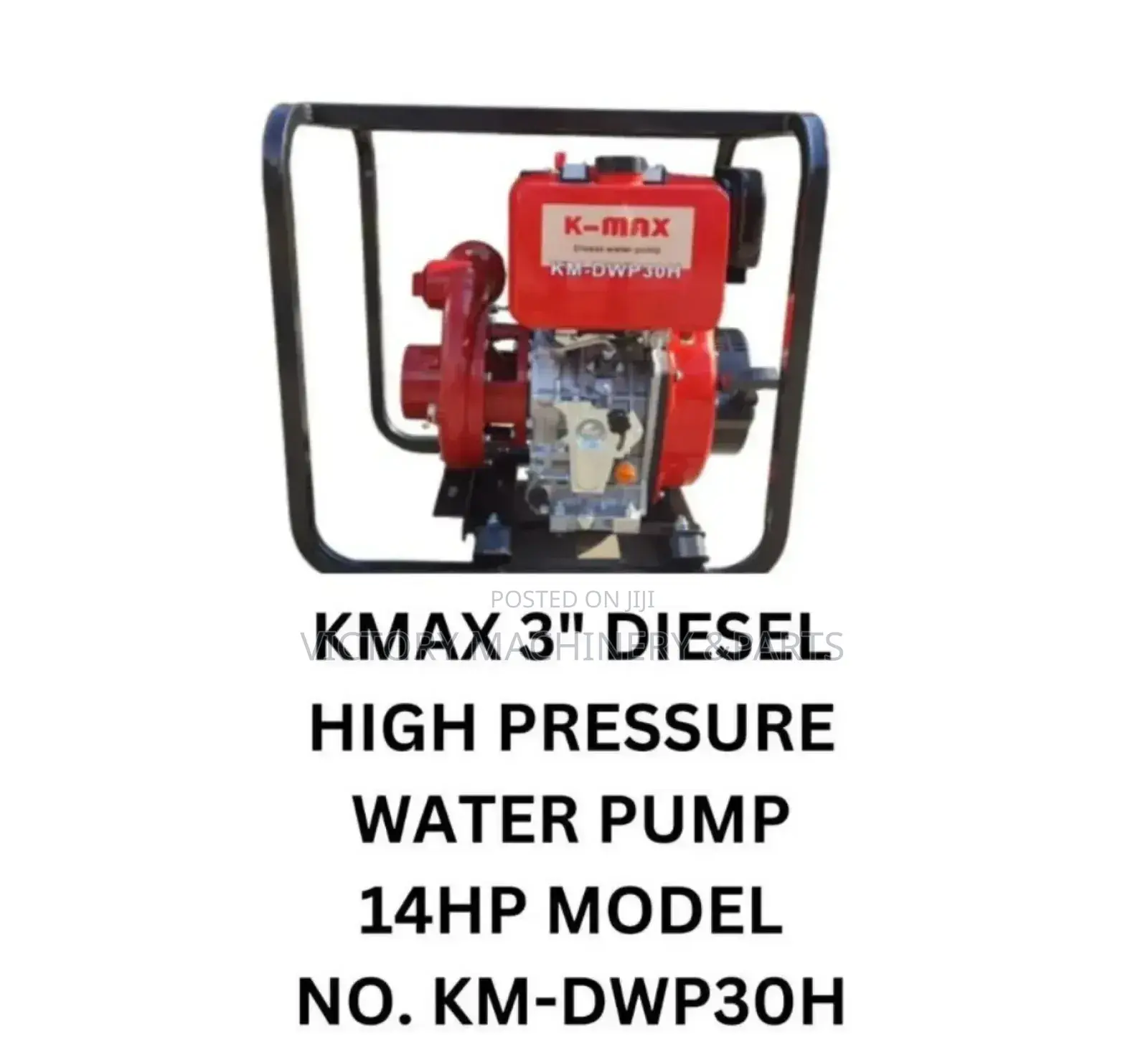 KMAX 3"Diesel High Pressure Water Pump 14hp Engine
