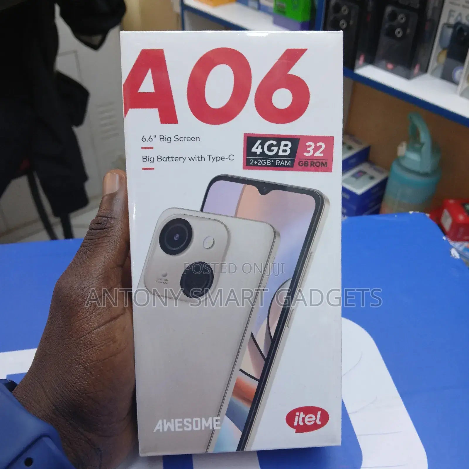 New Itel A06 32 GB Black