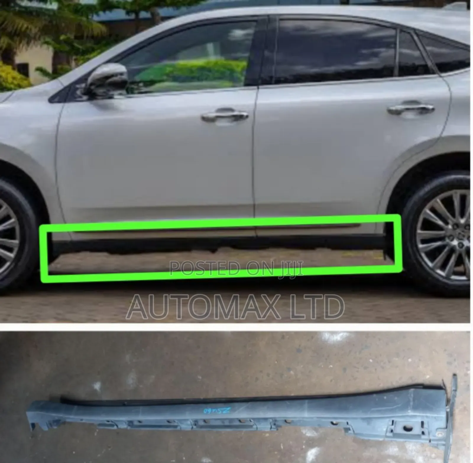 Original LEFT Side Running Board. For Toyota Harrier,Yr2015+