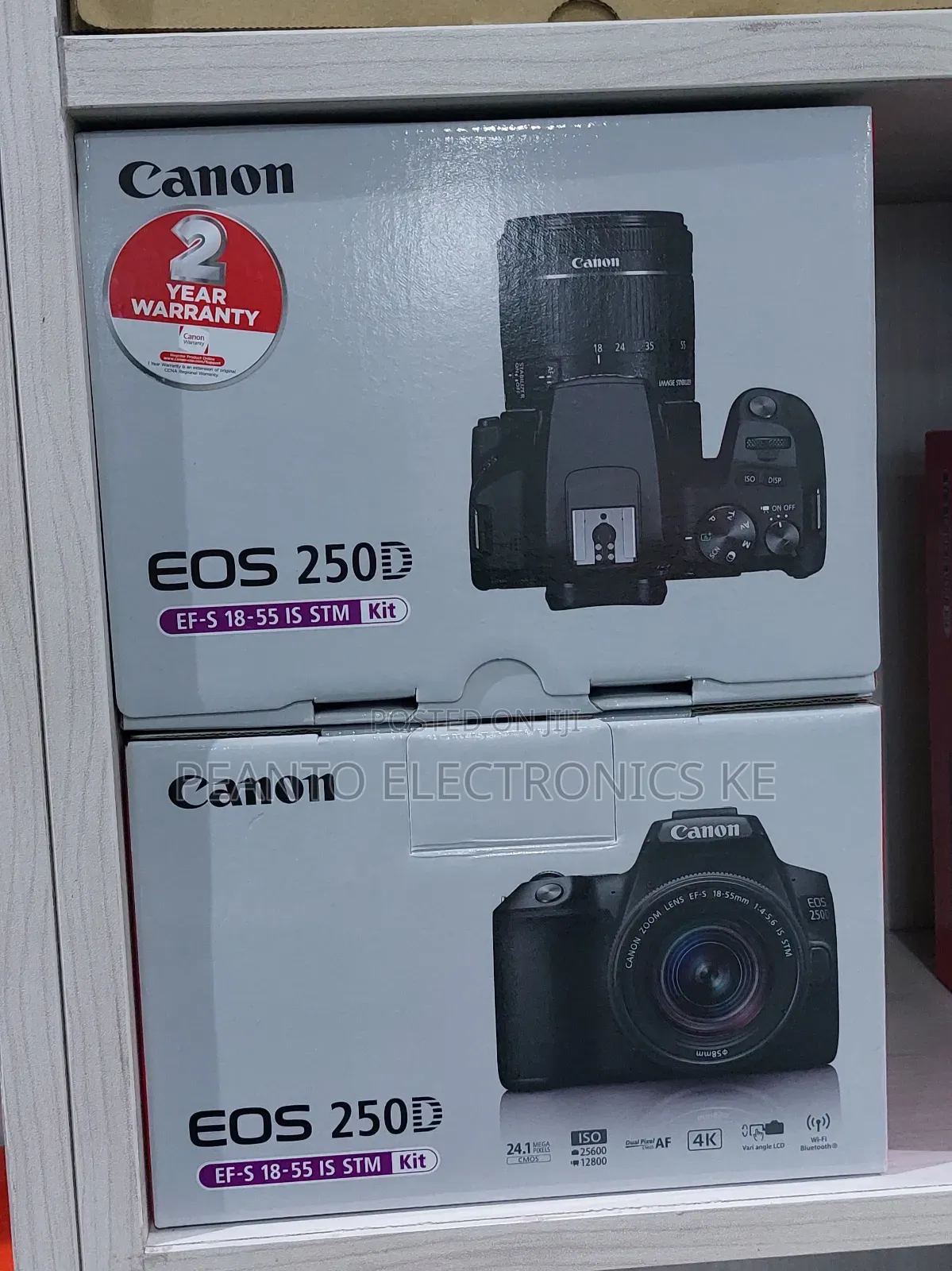 Canon Eos 250d DSLR Camera With 18-55mm F/4-5.6 Is STM Lens
