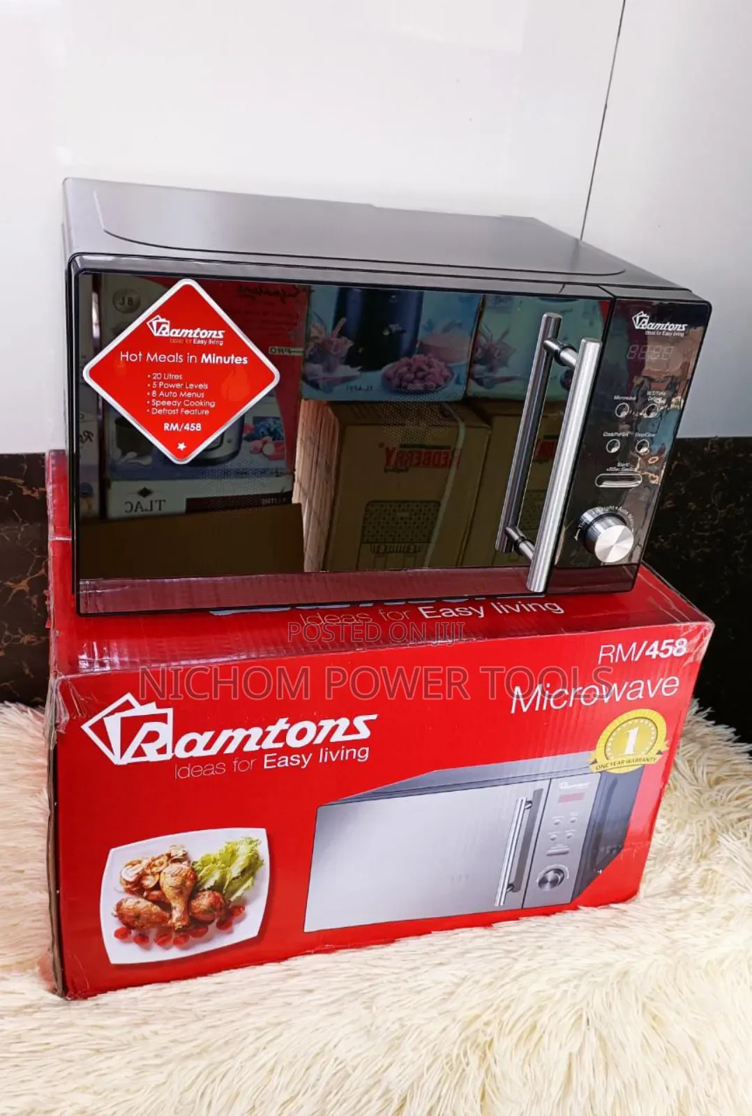 Ramton Microwave Rm458
20ltrs Digital Microwave