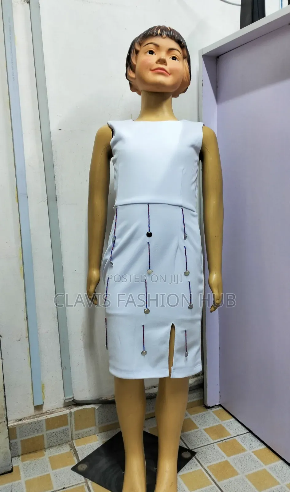 Maasai Girl Child Dress With a Wrap