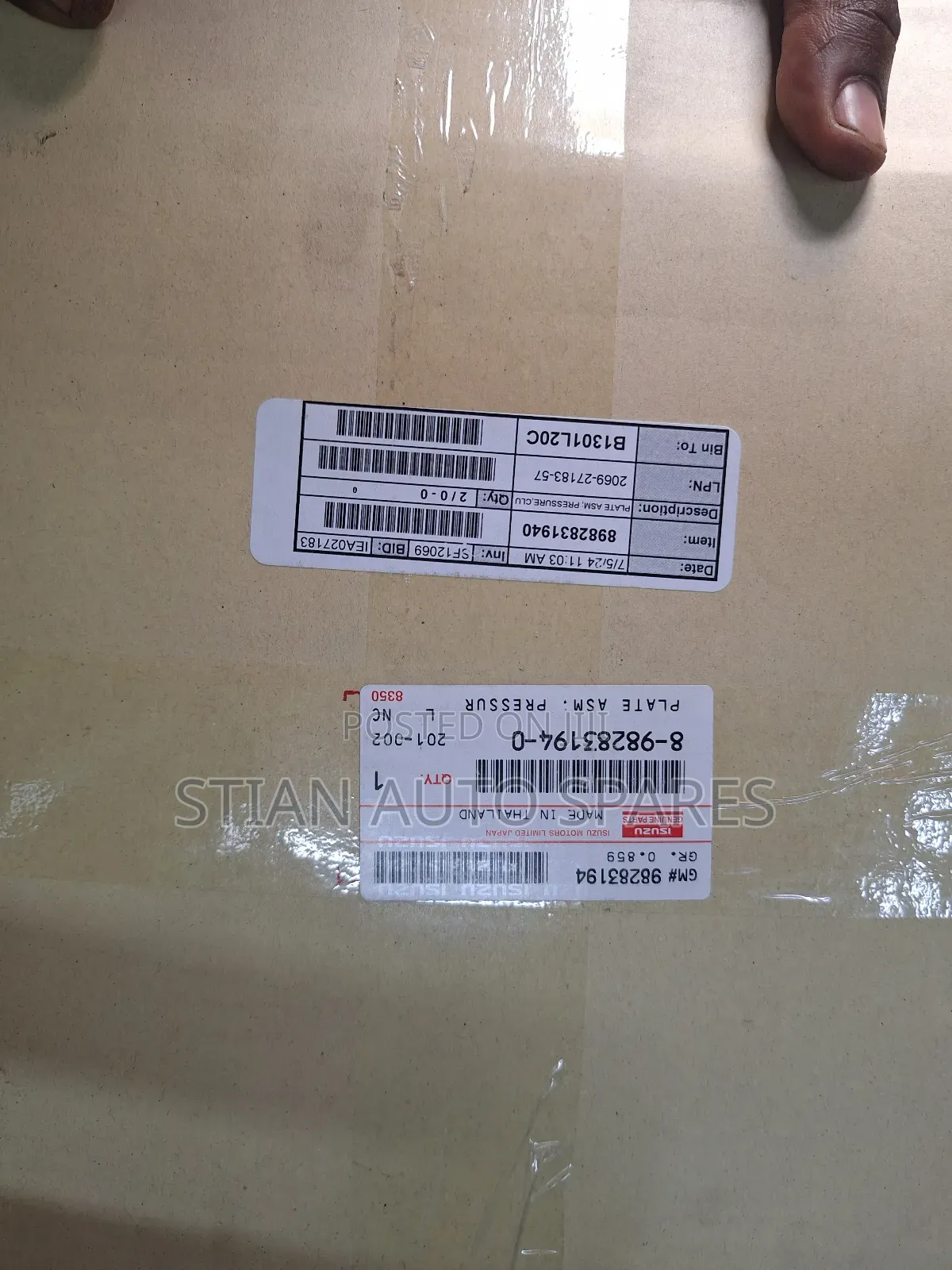 Clutch Kit Genuine and Cylinder Isuzu D-Max South Africa