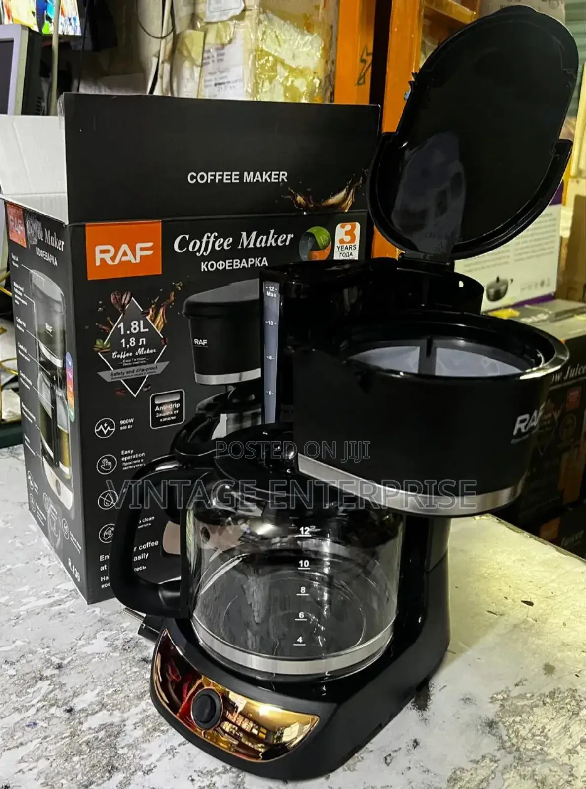 Raf Coffee Maker 1.25L