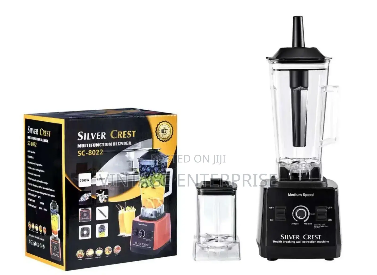 7000watts Silver Crest Commercial Blender