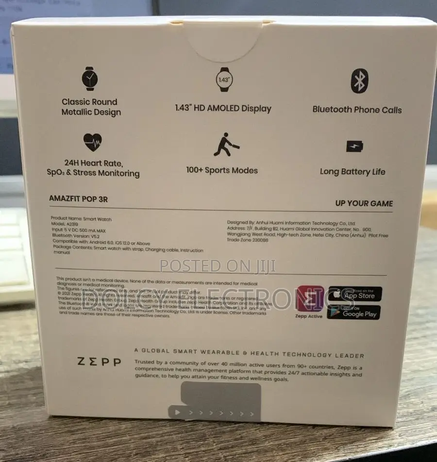 Amazfit Pop 3R Smart Watch
