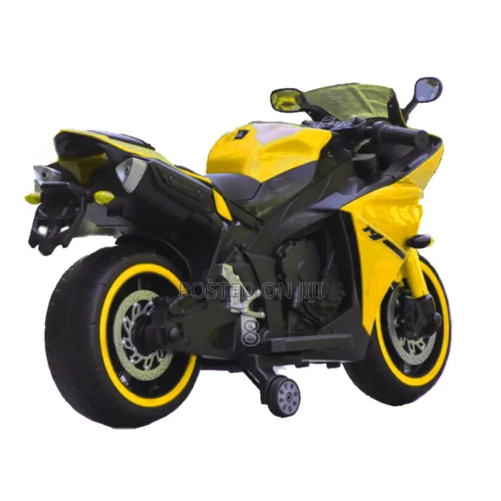 Stylish Kids Electric Motorbike – LED Lights, Music, and Saf