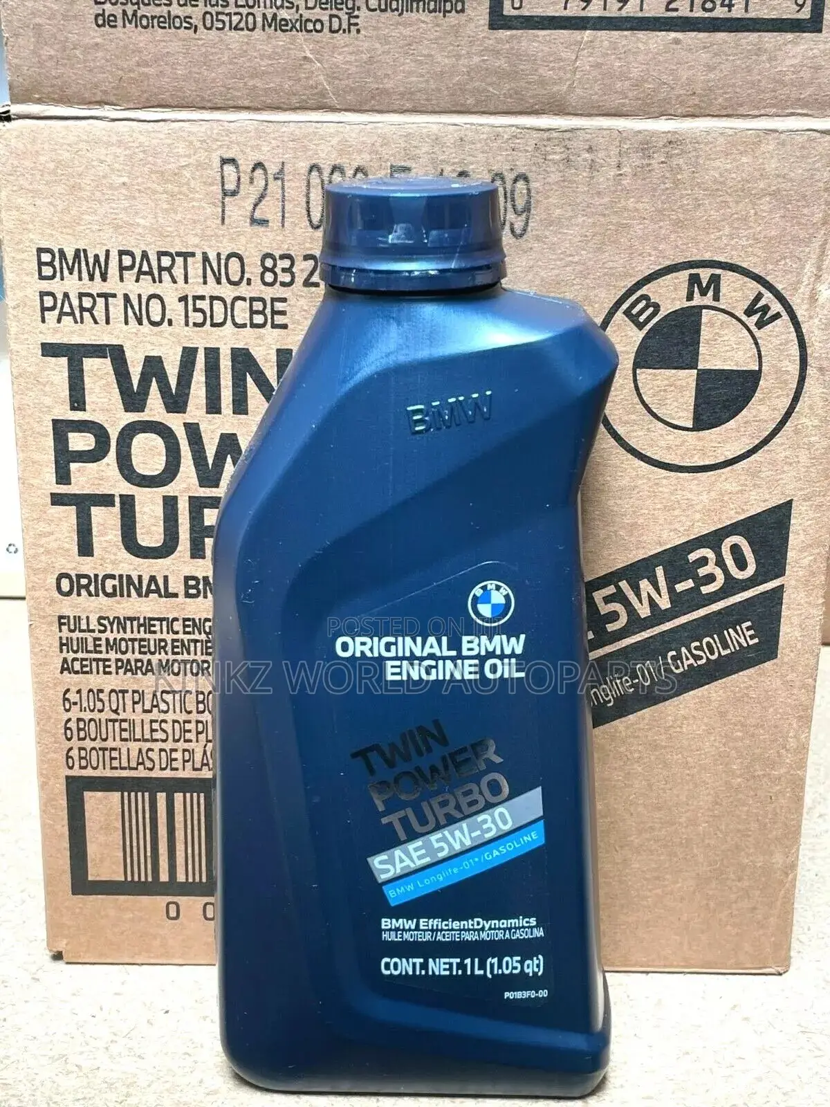 BMW Twin Power Turbo BMW Longlife-01, SAE 5w-30 1l Engine Oil