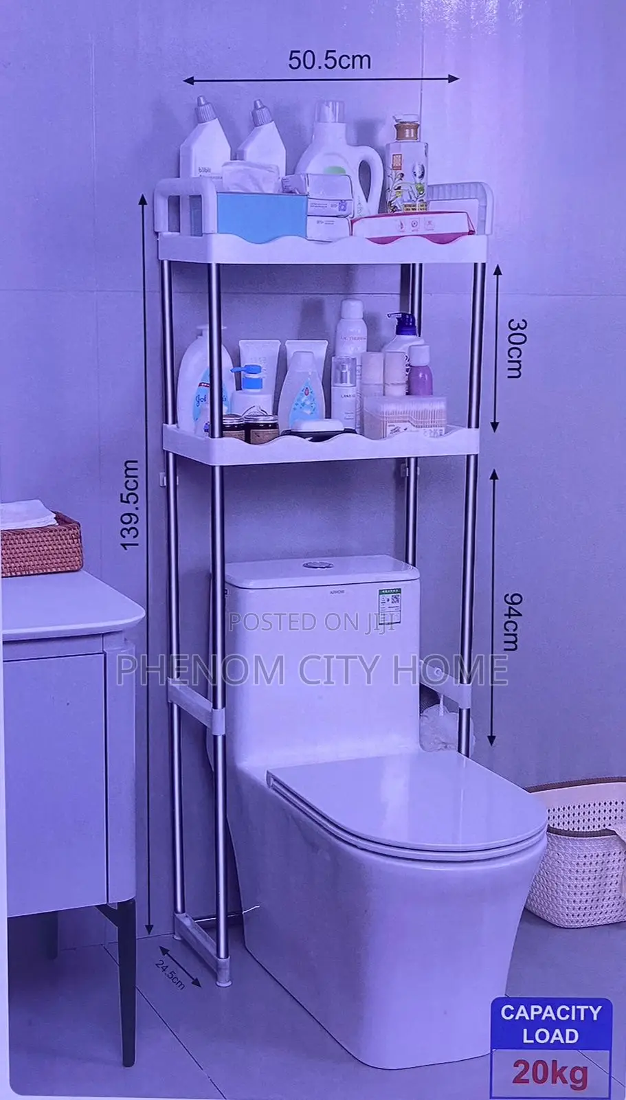 Two Tier Toilet Rack