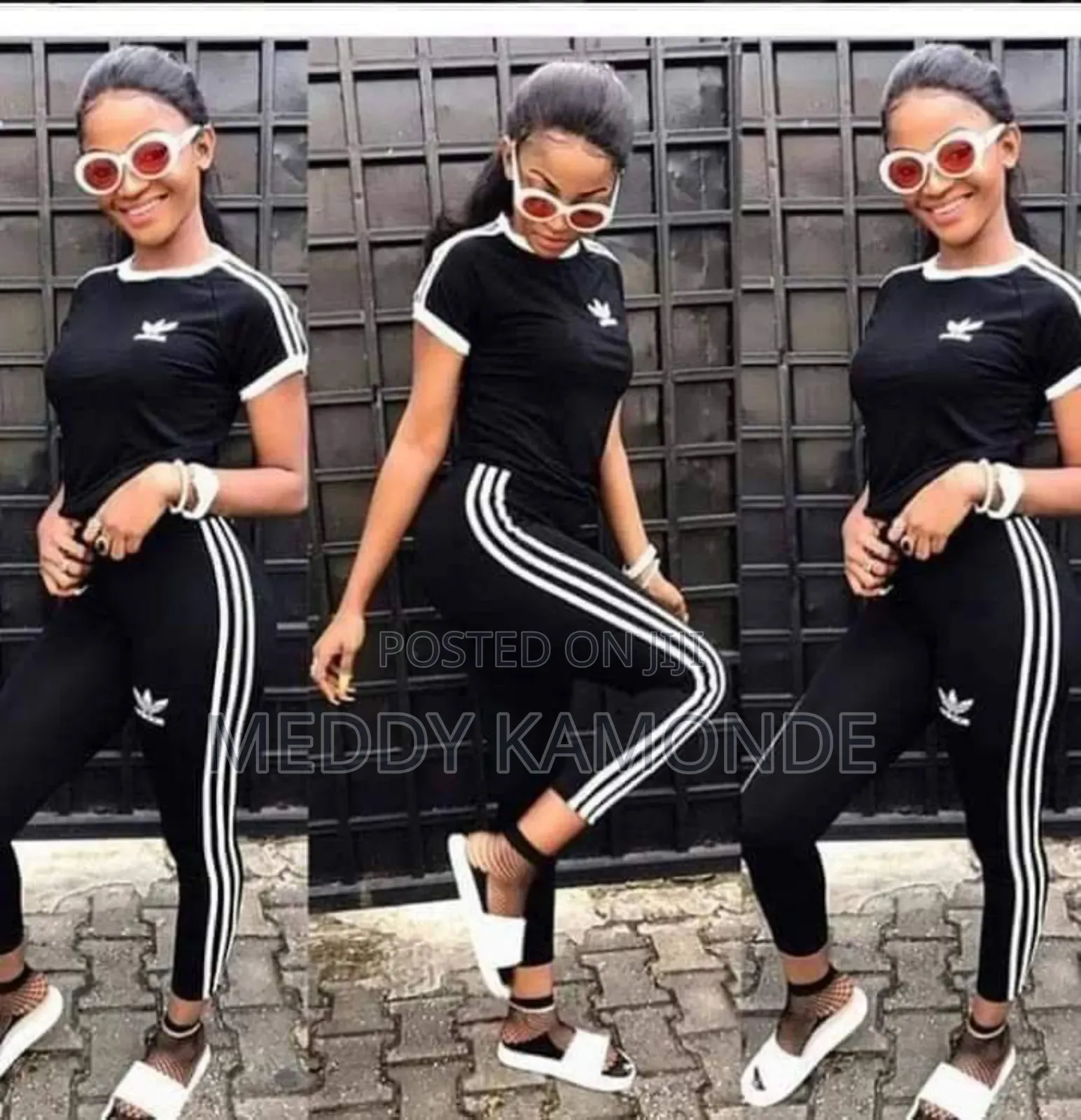 Adidas Tracksuit Maroon Black