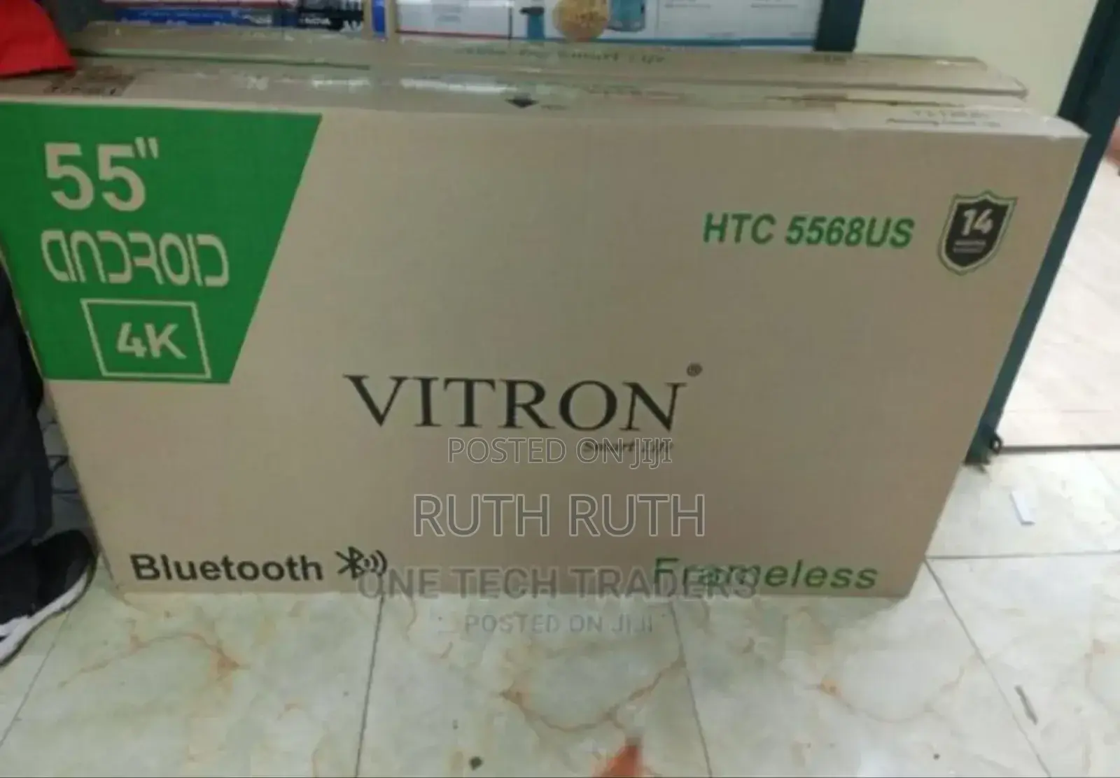 Vitron 55 Inches Smart Tv Frameless
