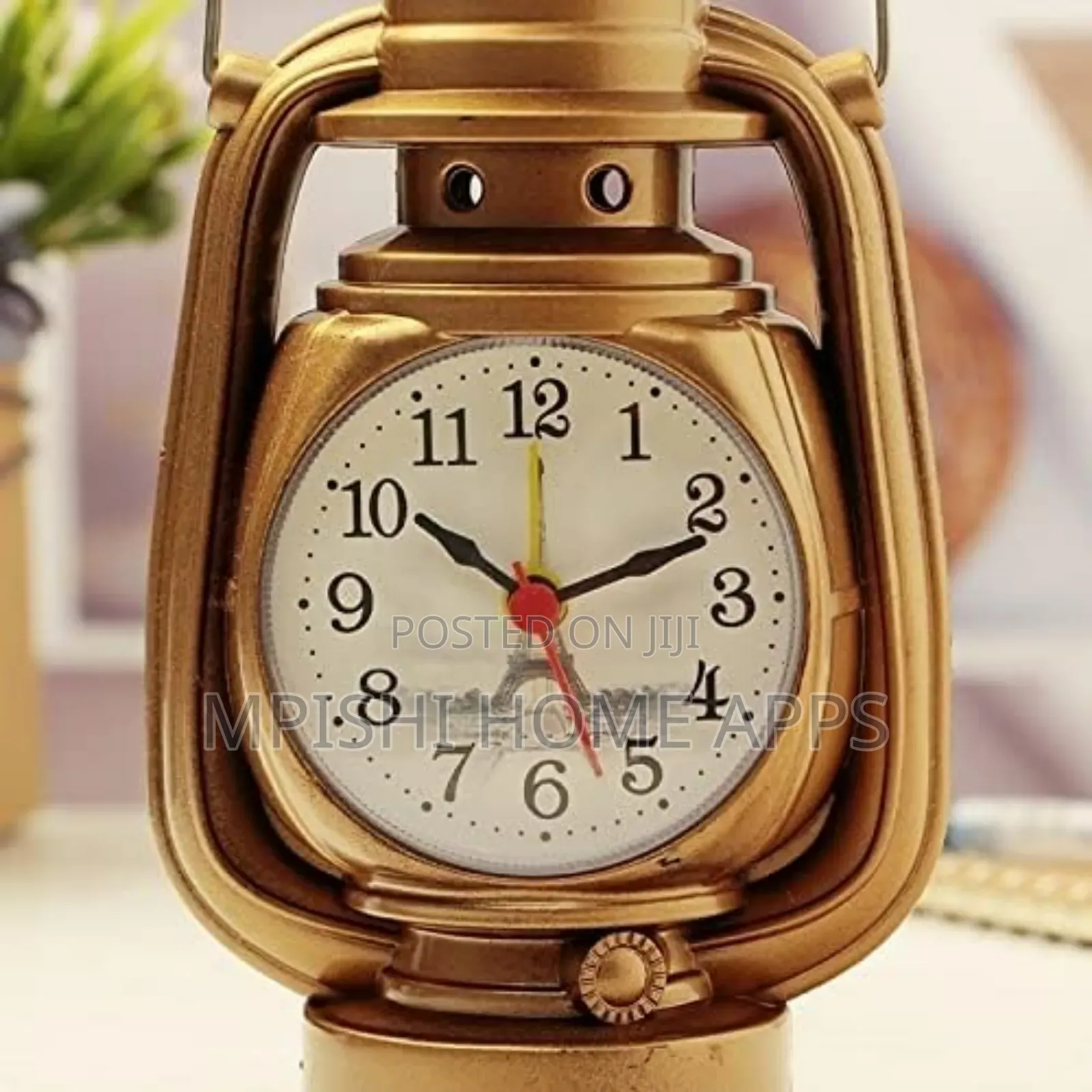 Vintage Retro Oil Lamp Alarm Clock