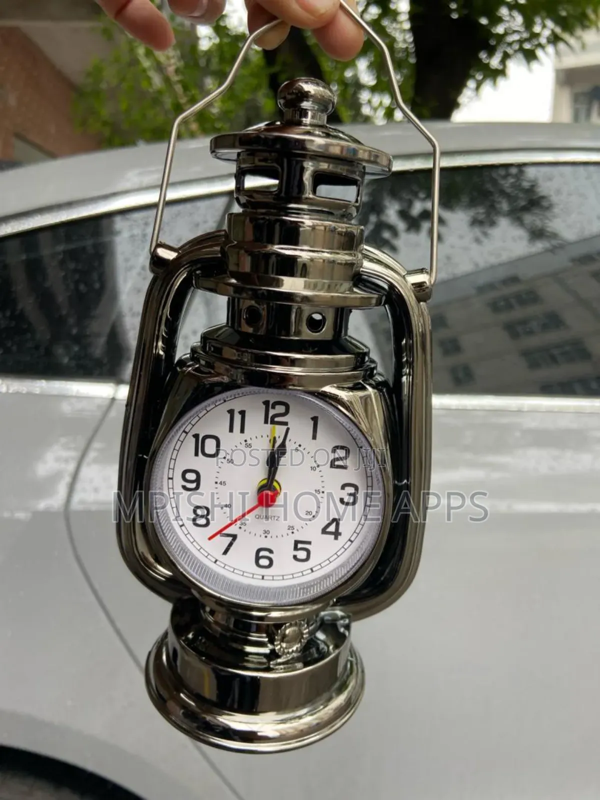 Vintage Retro Oil Lamp Alarm Clock
