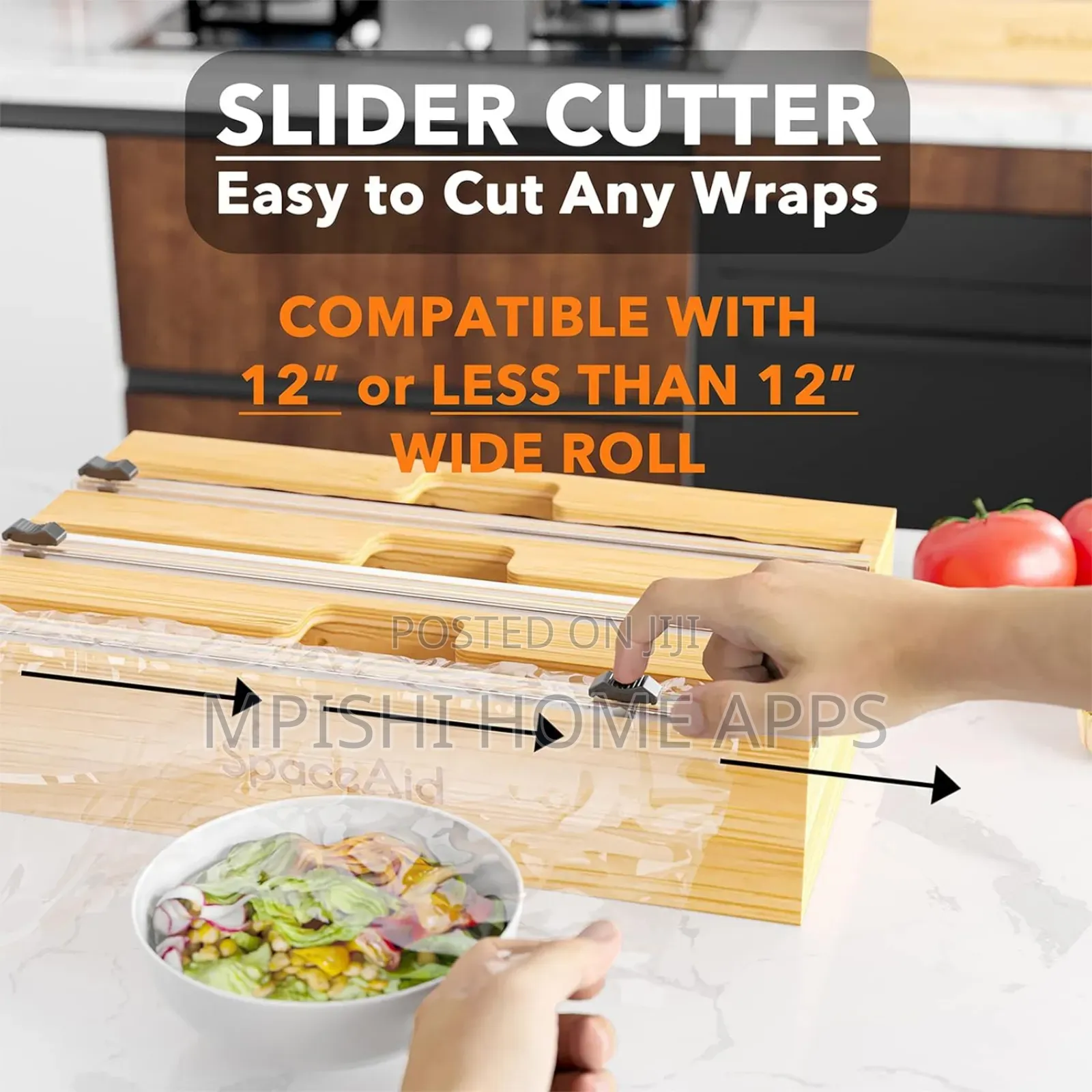 3 in 1 Wrap Organizer With Cutter and Labels