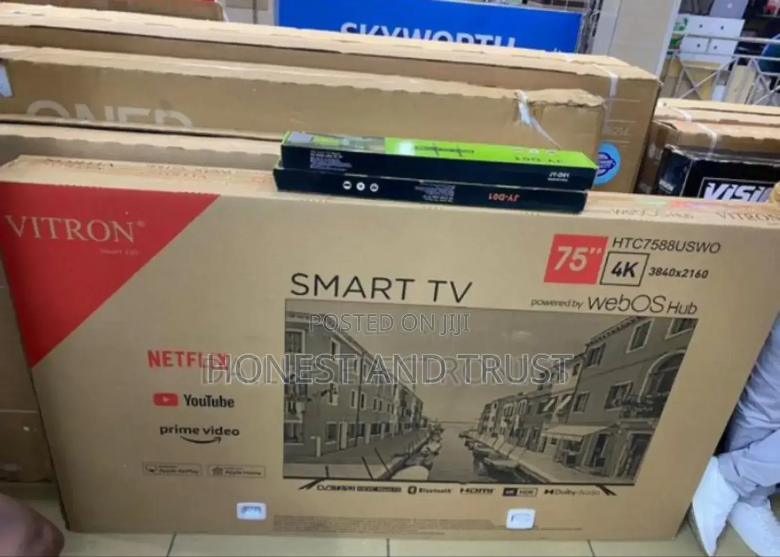 Brand New Vitro 75 Inches Smart Tv
