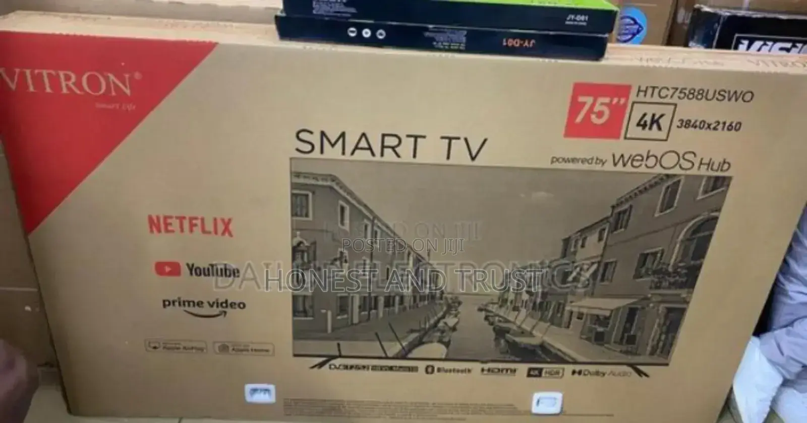 Brand New Vitro 75 Inches Smart Tv