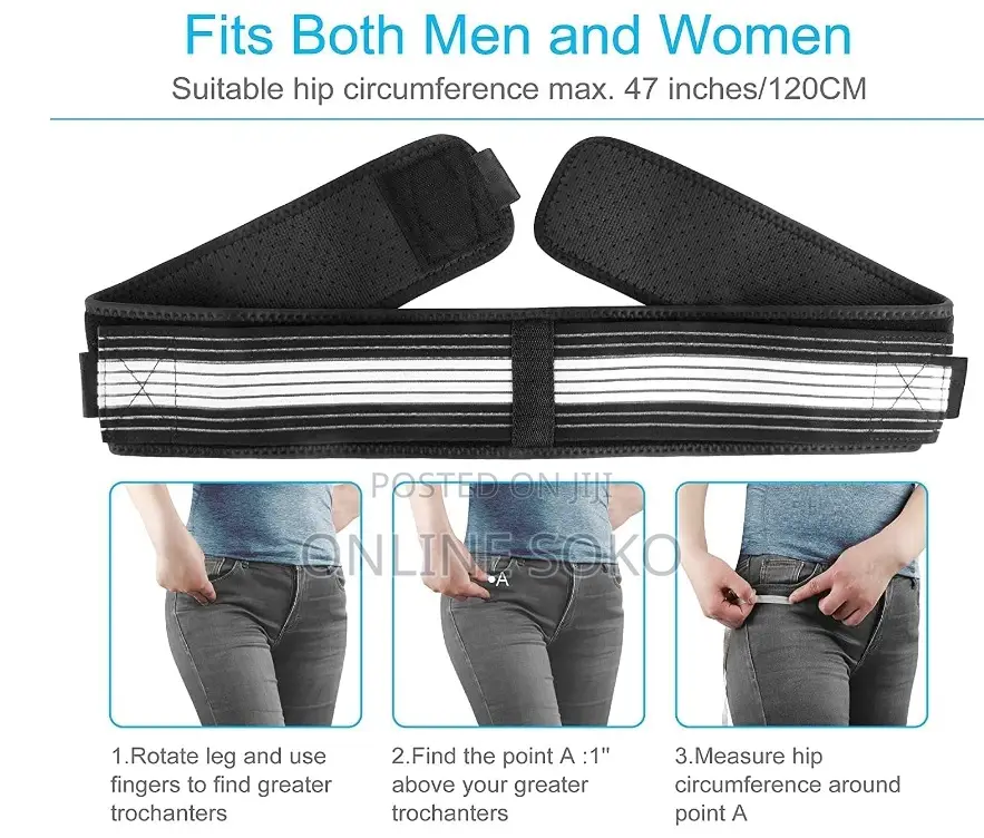 Unisex Pain Relief Lower Back Support Waist Sciatica Belt