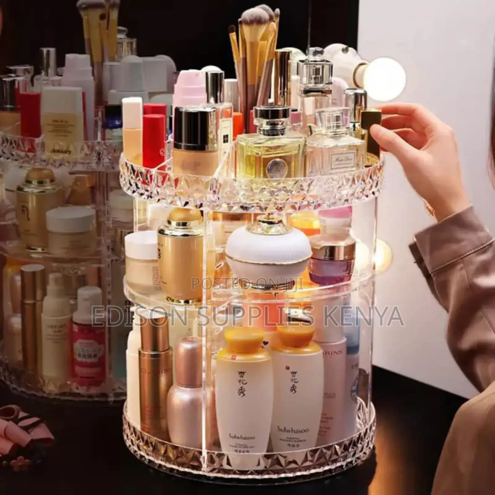 Cosmetic Rotating Makeup Organizer 360° Storage Organizer