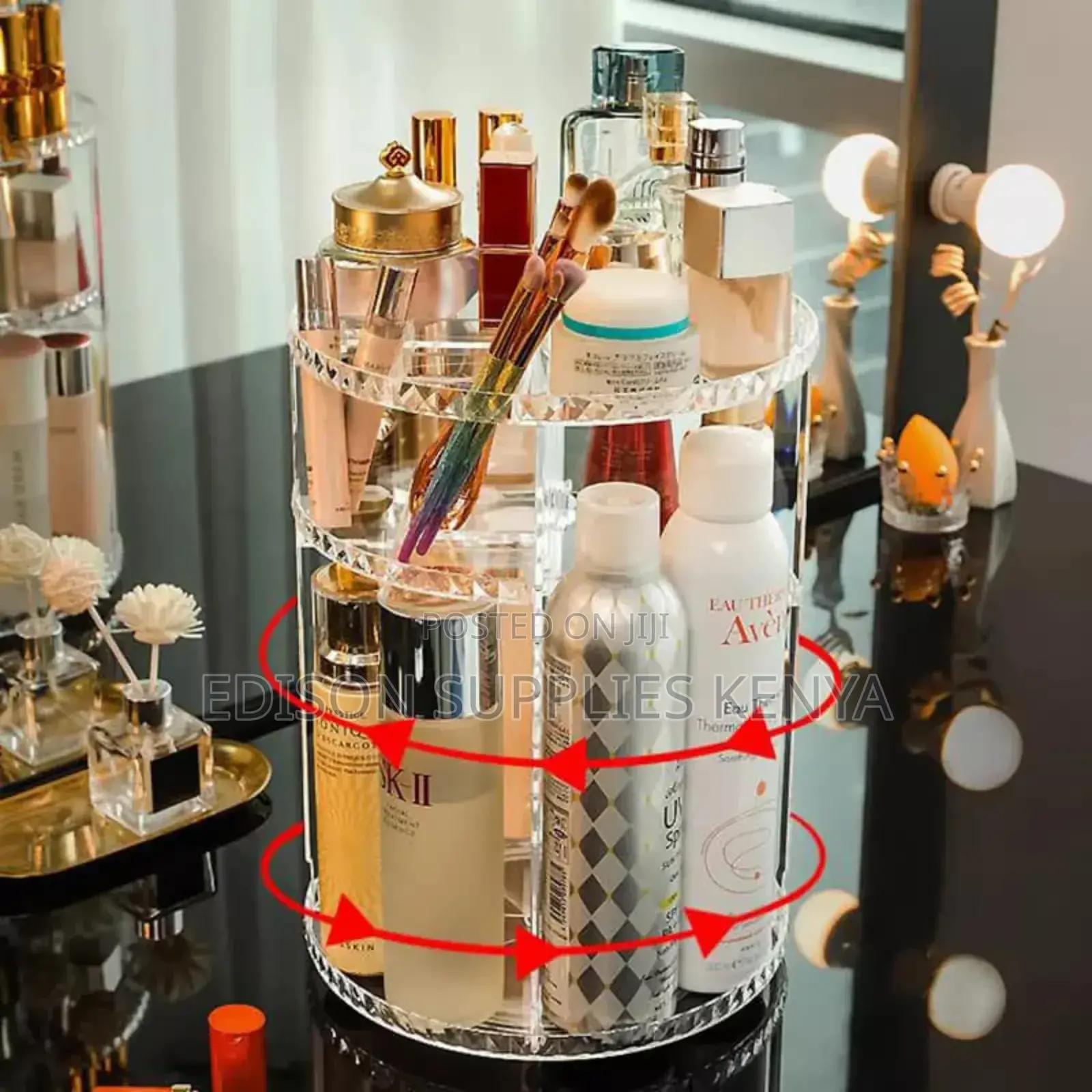 Cosmetic Rotating Makeup Organizer 360° Storage Organizer