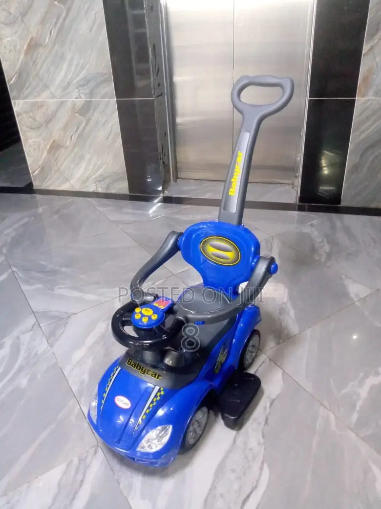 Push Car With Steering Wheel Storage – Parental Handle Inc