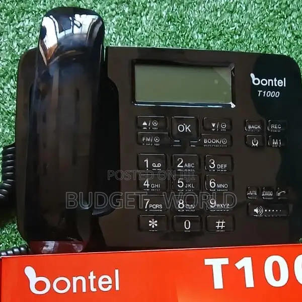 Dual Sim Land Phone Auto Call Record Original Bontel T1000