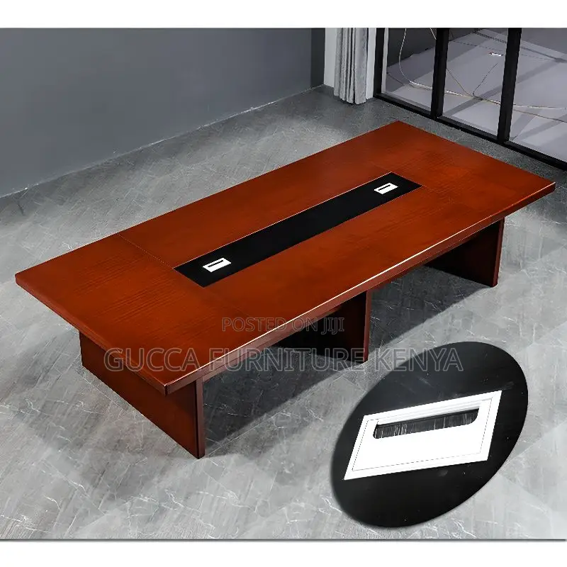 Boardroom Table: 3 Meters Standard Mahogany Boardroom Table