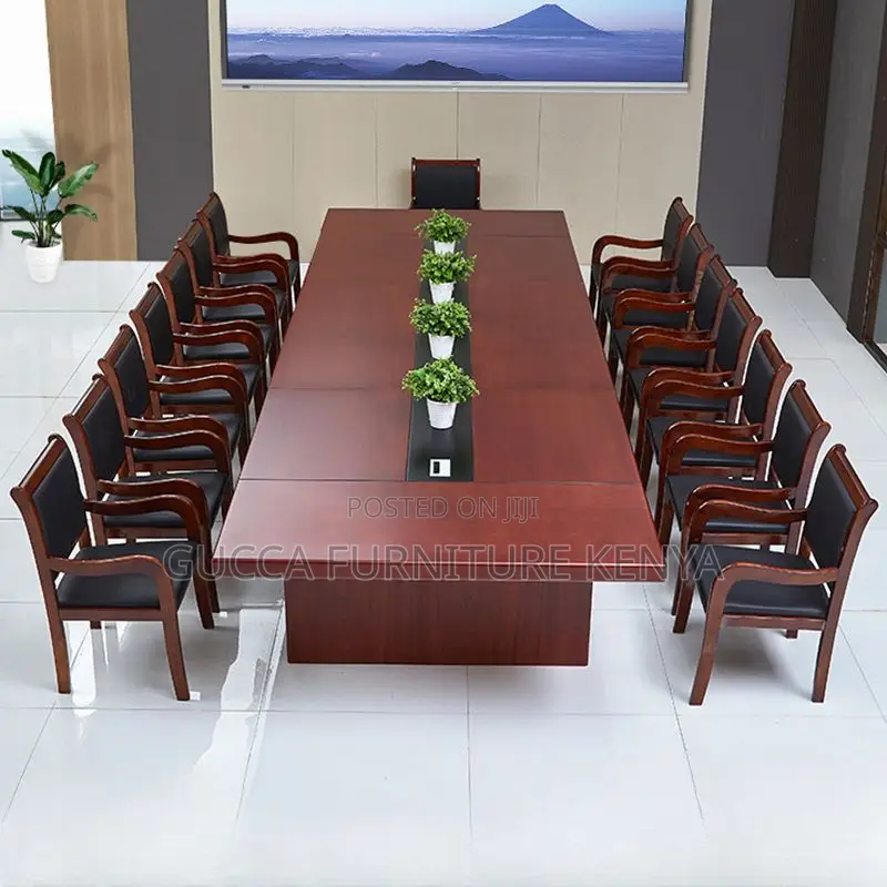 Conference Table: 4800mm Mahogany Conference Table