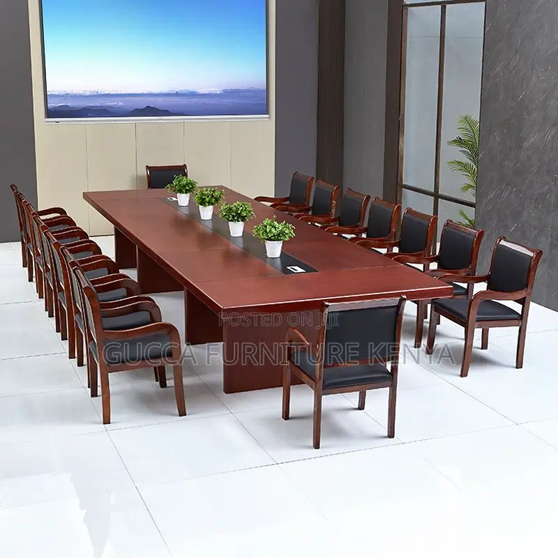 Conference Table: 4800mm Mahogany Conference Table
