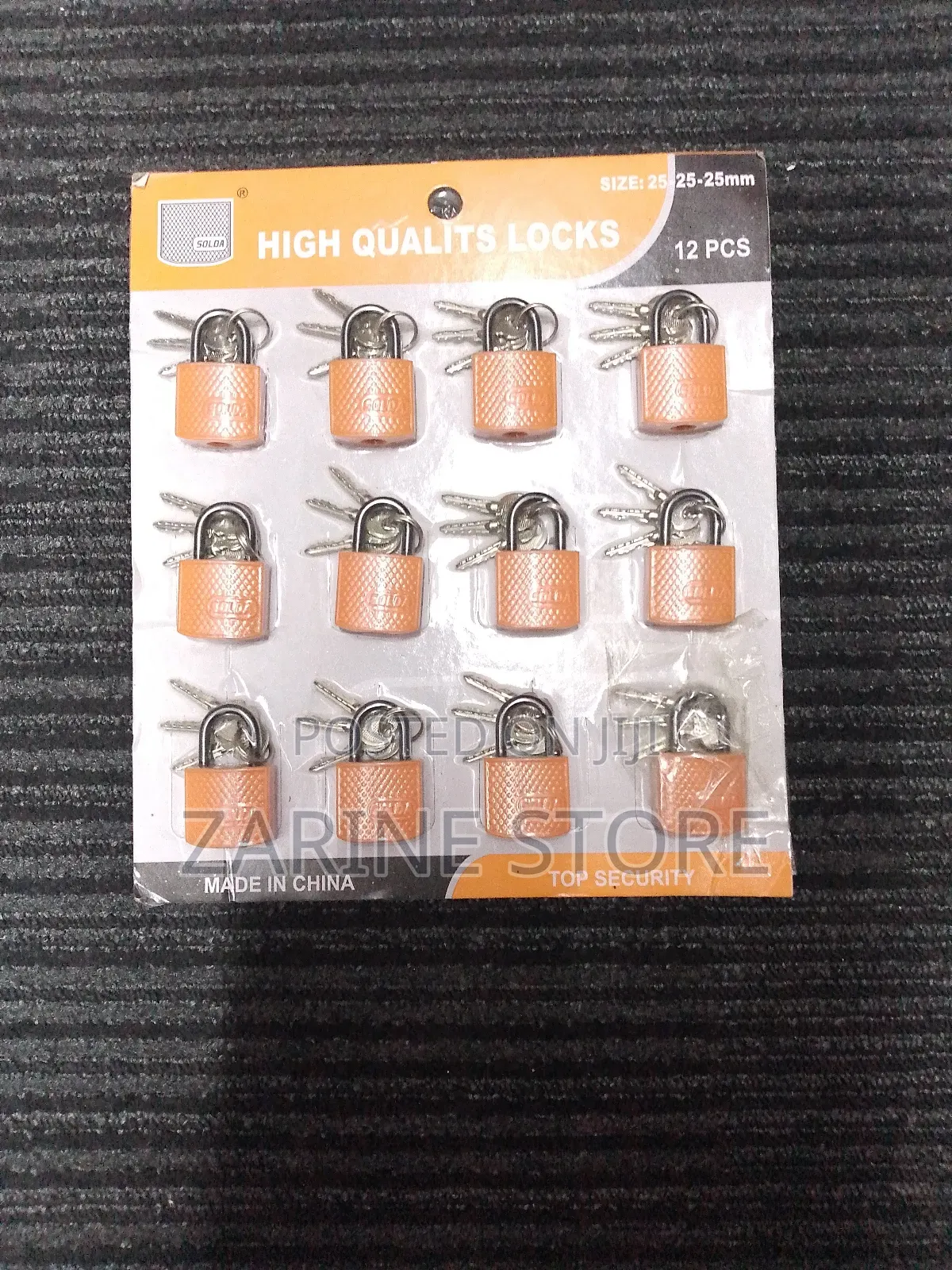 12pcs of Solda 25mm With 3 Keys