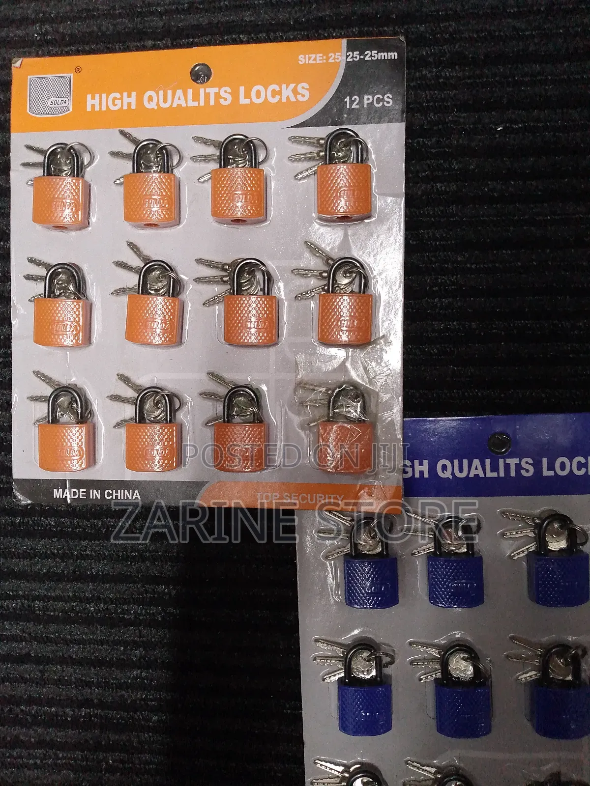 Solda 25mm Padlock 3keys Top Security Lock 25mm