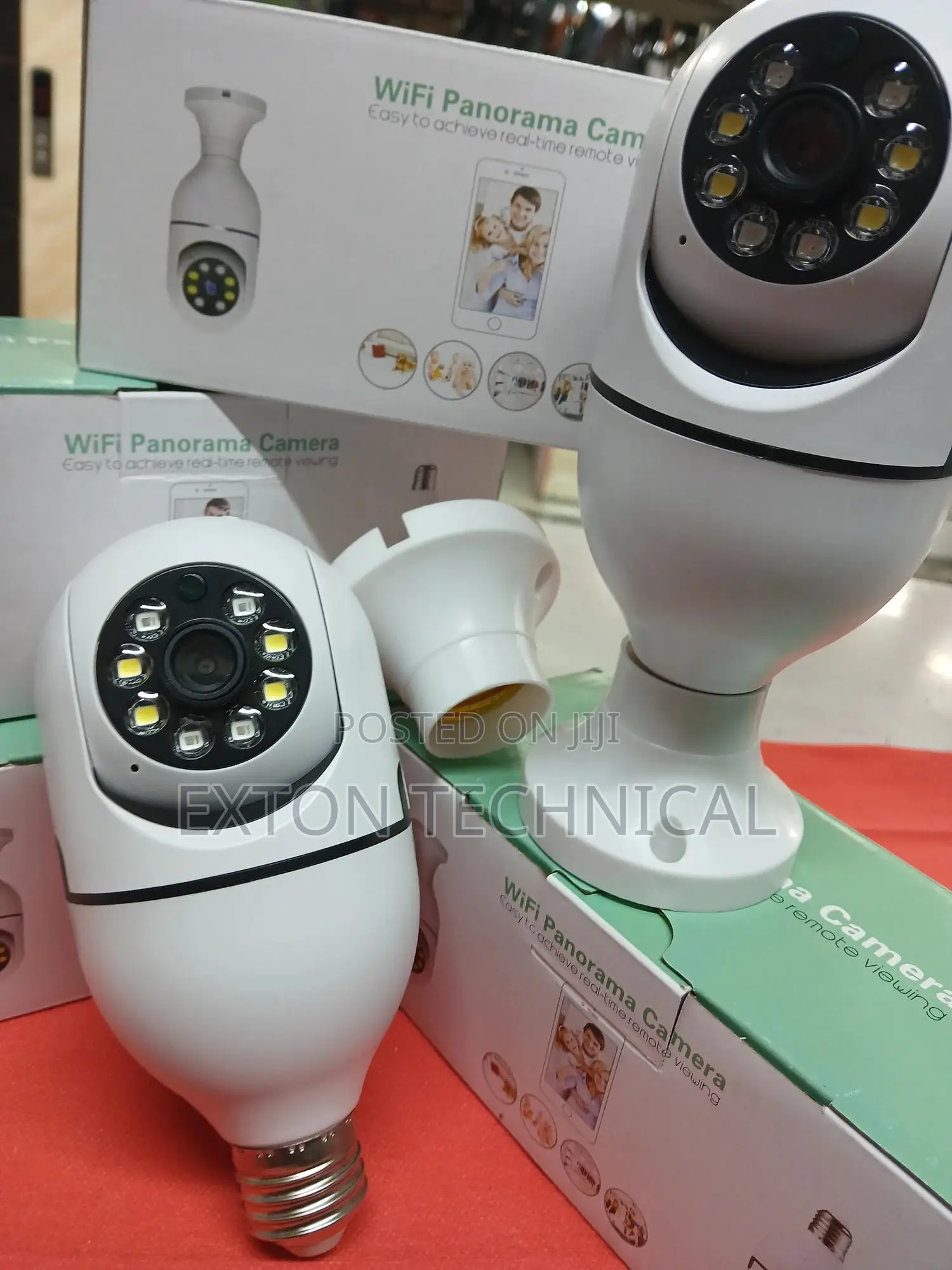 360 Rotatable Wifi Bulb Camera PTZ