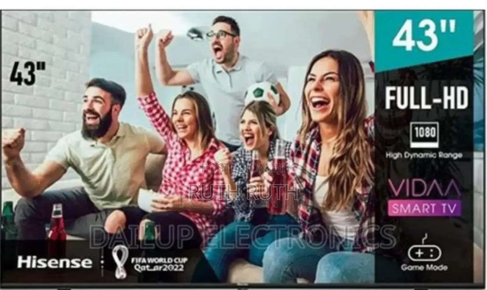Hisence A6 Series 43 Inches Smart TV