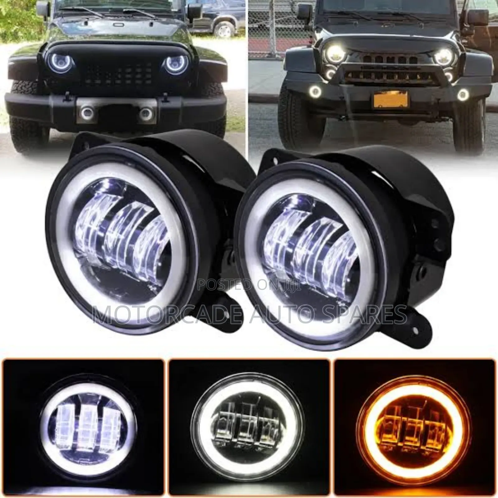 Jeep Led Fog Lights Set